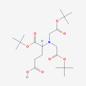 4-[Bis[2-[(2-methylpropan-2-yl)oxy]-2-oxoethyl]amino]-5-[(2-methylpropan-2-yl)oxy]-5-oxopentanoic acid