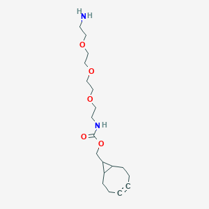 molecular formula C19H32N2O5 B12295409 BCN-exo-PEG3-NH2 