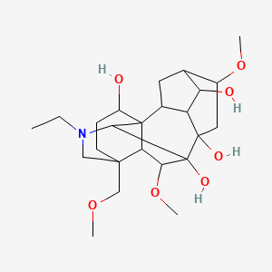 molecular formula C24H39NO7 B12295418 Delcosine CAS No. 1356-55-4