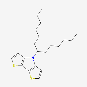 molecular formula C21H31NS2 B12295431 7-tridecan-7-yl-3,11-dithia-7-azatricyclo[6.3.0.02,6]undeca-1(8),2(6),4,9-tetraene 