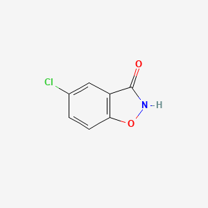 molecular formula C7H4ClNO2 B1229548 5-氯苯并[d]异恶唑-3-醇 CAS No. 24603-63-2