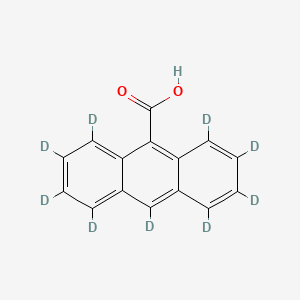 molecular formula C15H10O2 B12295500 9-Anthracene-d9-carboxylic acid 