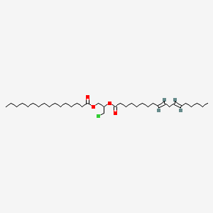 (1-chloro-3-hexadecanoyloxypropan-2-yl) (9E,12E)-octadeca-9,12-dienoate