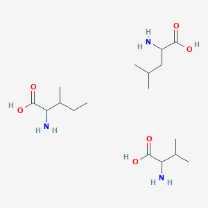 molecular formula C17H37N3O6 B12295527 Branched chain amino acids 