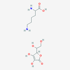 2,6-diaminohexanoic acid;2-(1,2-dihydroxyethyl)-3,4-dihydroxy-2H-furan-5-one