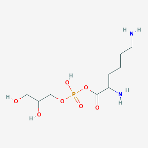 [2,3-Dihydroxypropoxy(hydroxy)phosphoryl] 2,6-diaminohexanoate