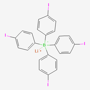 molecular formula C24H16BI4Li B12295575 Lithium tetrakis(4-iodophenyl)borate 