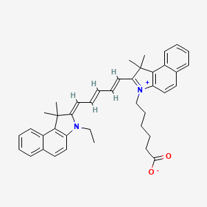 molecular formula C41H44N2O2 B12295620 Cy5.5Carboxylicacids(methyl) 