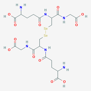 molecular formula C20H32N6O12Se2 B12295645 Glutaselenone diselenide 