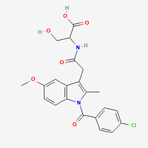 molecular formula C22H21ClN2O6 B12295661 SH-G 318AB 