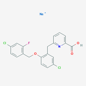 molecular formula C20H14Cl2FNNaO3 B12295694 Gsk-269984A 