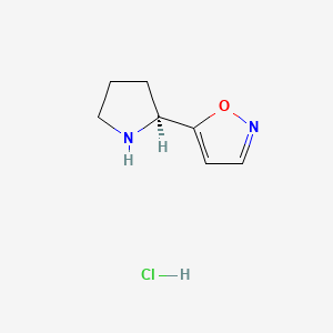 (S)-5-(pyrrolidin-2-yl)isoxazole hydrochloride