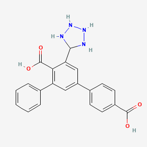 4-(4-Carboxyphenyl)-2-phenyl-6-(tetrazolidin-5-yl)benzoic acid