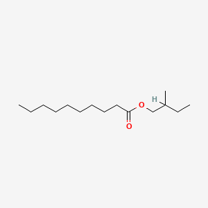 molecular formula C15H30O2 B1229580 2-Methylbutyl decanoate CAS No. 68067-33-4