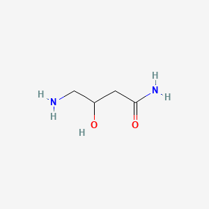 molecular formula C4H10N2O2 B1229581 4-氨基-3-羟基丁酰胺 CAS No. 51499-73-1