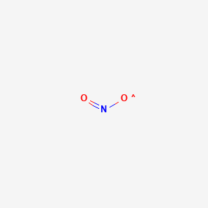 molecular formula NO2 B1229584 Nitrogen dioxide CAS No. 10102-44-0