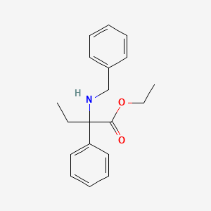 molecular formula C19H23NO2 B12295862 N-Benzyl-2-ethyl-2-phenylglycine Ethyl Ester 