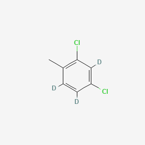 molecular formula C7H6Cl2 B12295864 2,4-Dichlorotoluene-3,5,6-D3 