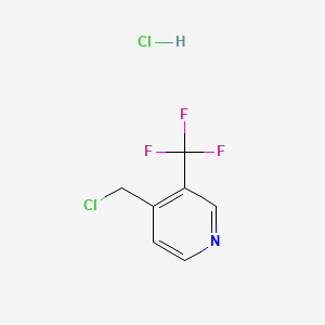 4-(Chloromethyl)-3-(trifluoromethyl)pyridine hydrochloride