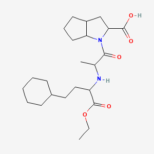 molecular formula C23H38N2O5 B12295881 Ramipril EP Impurity C 