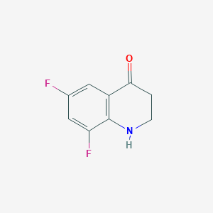 molecular formula C9H7F2NO B12295891 6,8-Difluoro-2,3-dihydroquinolin-4(1H)-one 