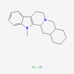 3-methyl-11,12,14,15,16,17,18,19,20,21-decahydro-1H-yohimban;hydrochloride