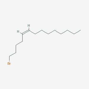 molecular formula C14H27Br B12295908 5-Tetradecene, 1-bromo-, (5Z)- 