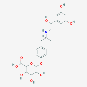 molecular formula C23H29NO10 B12295932 Fenoterol O-beta-D-glucuronide 