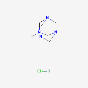 molecular formula C6H13ClN4 B12295938 Methenamine hydrochloride CAS No. 58713-21-6