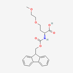 (R)-2-((((9H-Fluoren-9-yl)methoxy)carbonyl)amino)-4-(2-methoxyethoxy)butanoic acid