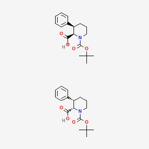 rel-(2S,3S)-1-(tert-butoxycarbonyl)-3-phenylpiperidine-2-carboxylic acid