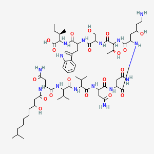 molecular formula C63H103N15O19 B1229602 Cerexin A CAS No. 55467-31-7