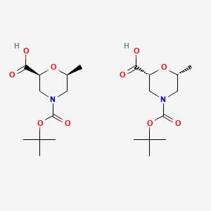 rel-(2S,6S)-4-(tert-butoxycarbonyl)-6-methylmorpholine-2-carboxylic acid