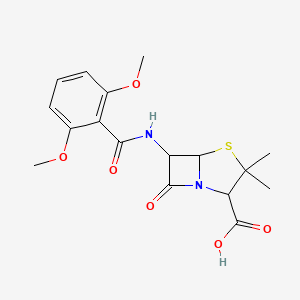 molecular formula C17H20N2O6S B12296098 Methcillin 