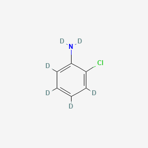 molecular formula C6H6ClN B12296224 2-Chloroaniline-d6 