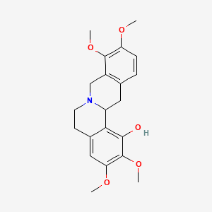 molecular formula C21H25NO5 B12296279 Capauridin CAS No. 478-15-9