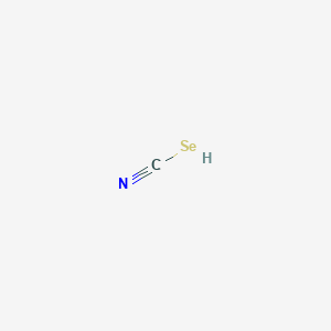 molecular formula CHNSe B1229628 Selenocyanic acid 