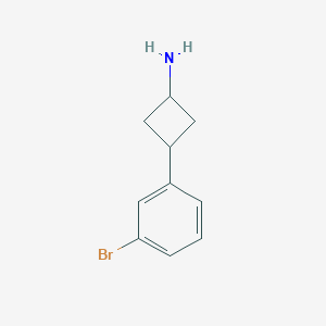 3-(3-Bromophenyl)cyclobutan-1-amine