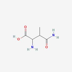 molecular formula C5H10N2O3 B1229630 beta-Methyl-asparagine CAS No. 50817-24-8