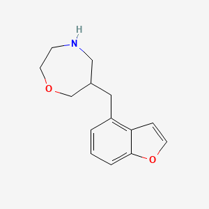 6-(Benzofuran-4-ylmethyl)-1,4-oxazepane