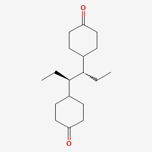 molecular formula C18H30O2 B1229635 Perhydrodiketohexestrol CAS No. 20519-71-5