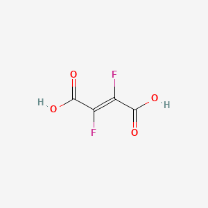 molecular formula C4H2F2O4 B1229637 2,3-二氟富马酸 CAS No. 2714-32-1