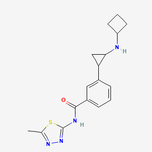 molecular formula C17H20N4OS B12296387 T-448 free base 