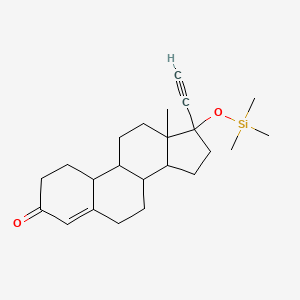 (17R)-17-(Trimethylsiloxy)-19-norpregn-4-en-20-yn-3-one