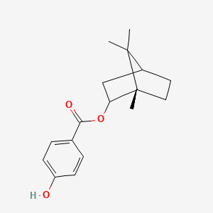 Benzoic acid, 4-hydroxy-, 1,7,7-trimethylbicyclo[2.2.1]hept-2-yl ester, exo-