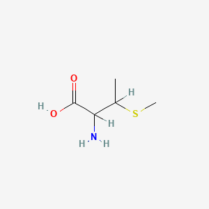 molecular formula C5H11NO2S B1229648 2-氨基-3-[甲硫基]丁酸 CAS No. 443-80-1