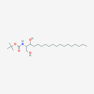 molecular formula C23H47NO4 B12296517 tert-butyl N-(1,3-dihydroxyoctadecan-2-yl)carbamate 