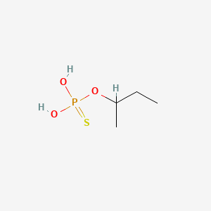 molecular formula C4H11O3PS B12296587 Butan-2-yloxy-dihydroxy-sulfanylidene-phosphorane CAS No. 44843-57-4