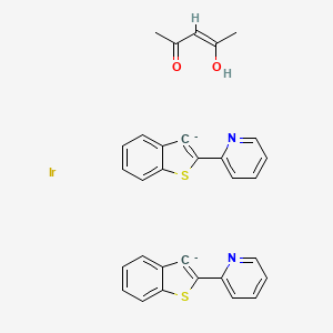 Bis[2-(2'-benzothienyl)pyridinato-N,C3'](acetylacetonato)iridium