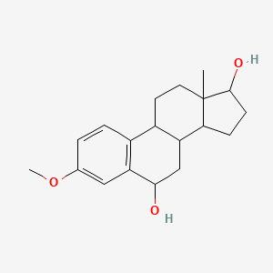 3-Methoxy-13-methyl-6,7,8,9,11,12,14,15,16,17-decahydrocyclopenta[a]phenanthrene-6,17-diol